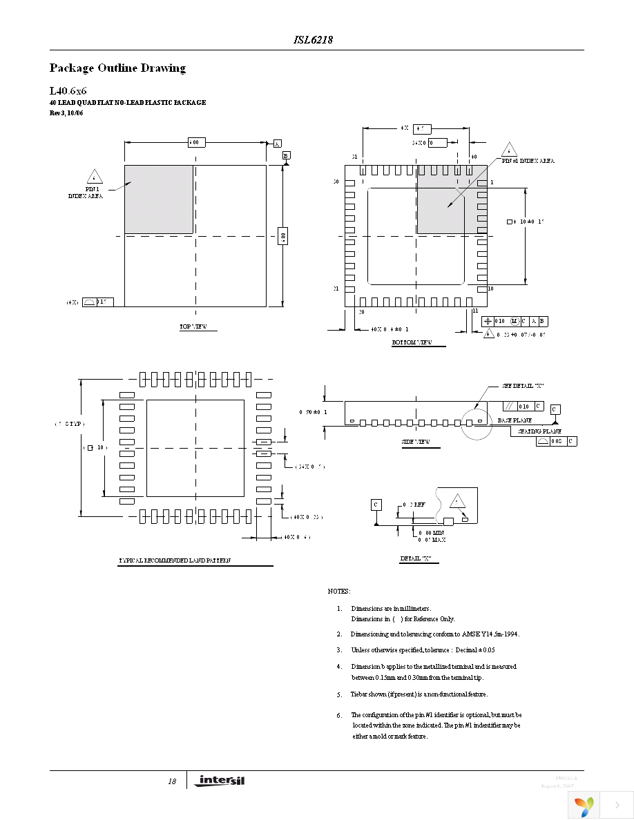 ISL6218CVZ Page 18