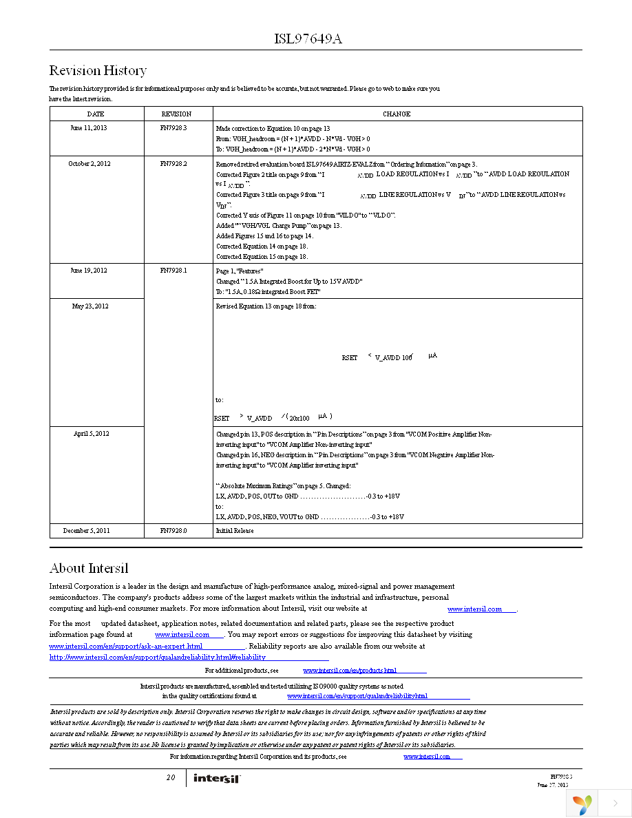 ISL97649AIRZ-T Page 20