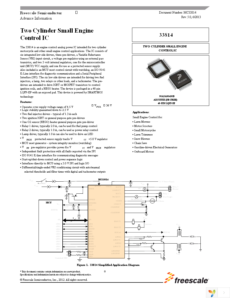 MC33814AER2 Page 1