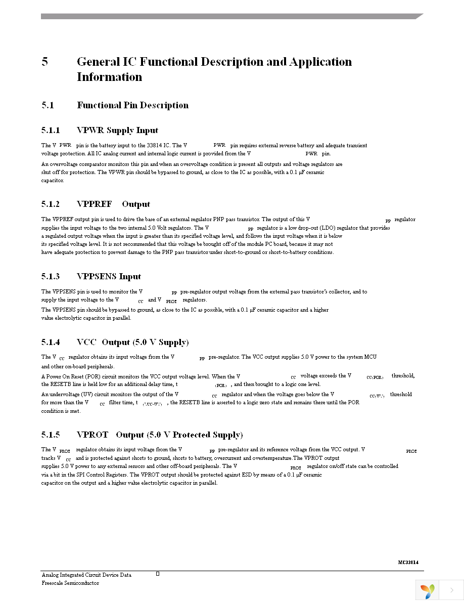 MC33814AER2 Page 20