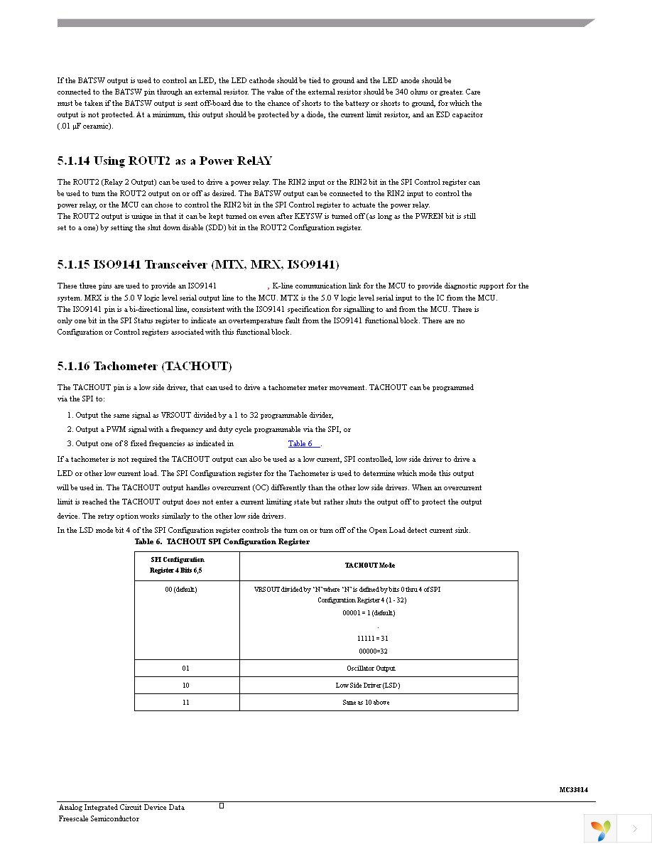 MC33814AER2 Page 23