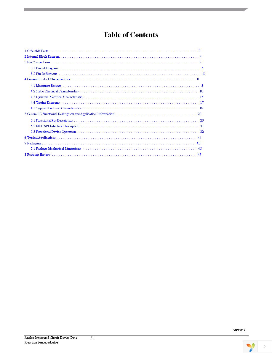 MC33814AER2 Page 3