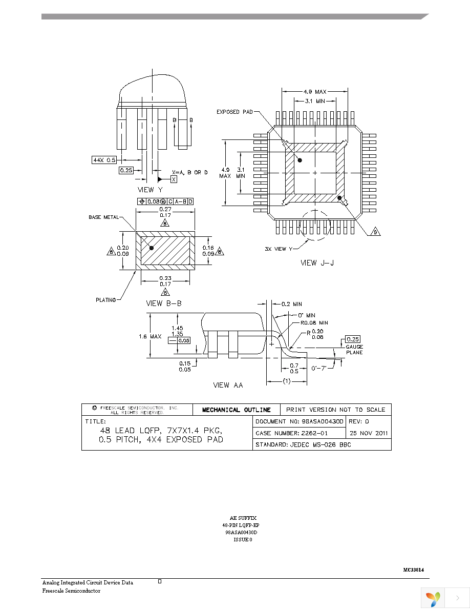 MC33814AER2 Page 47