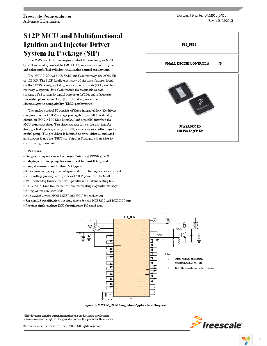 MM912IP812AMAFR2 Page 1