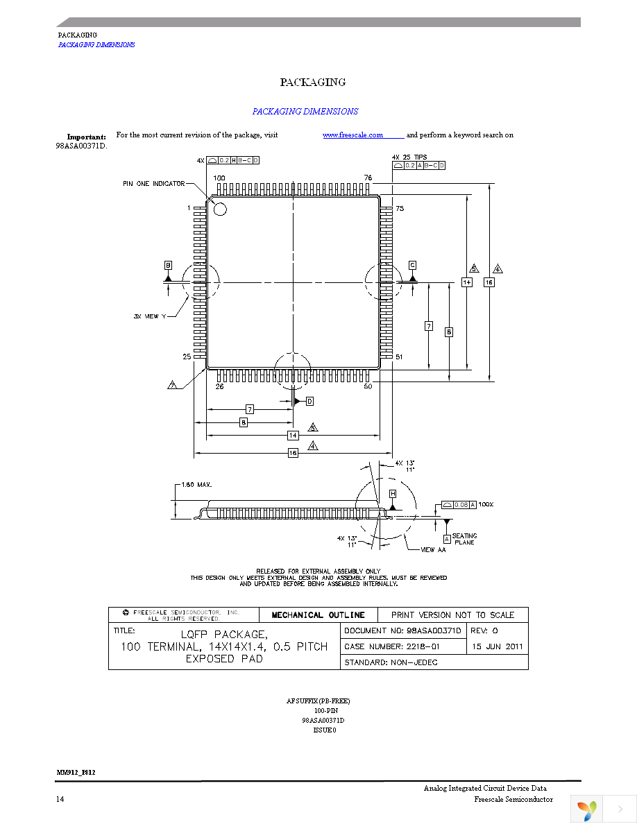 MM912IP812AMAFR2 Page 14