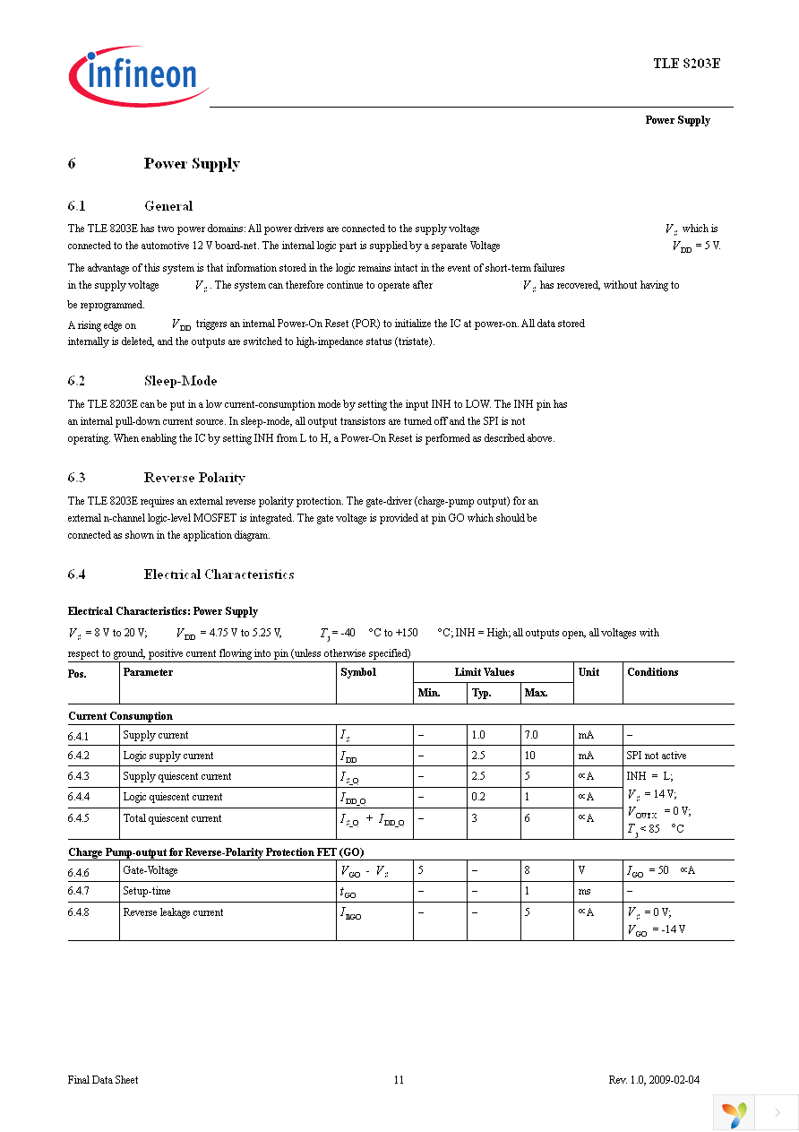 TLE8203E Page 11