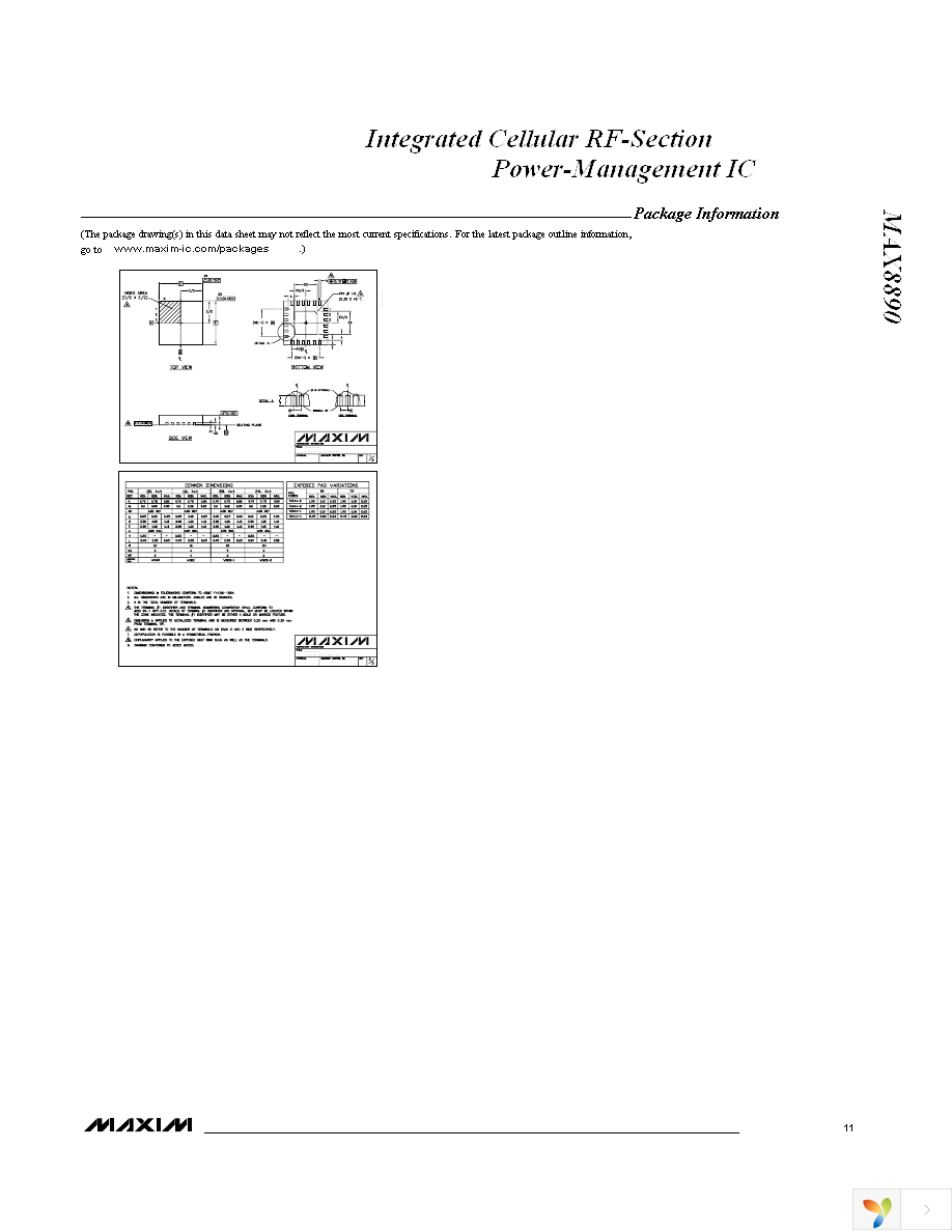 MAX8890ETCAAA+T Page 11