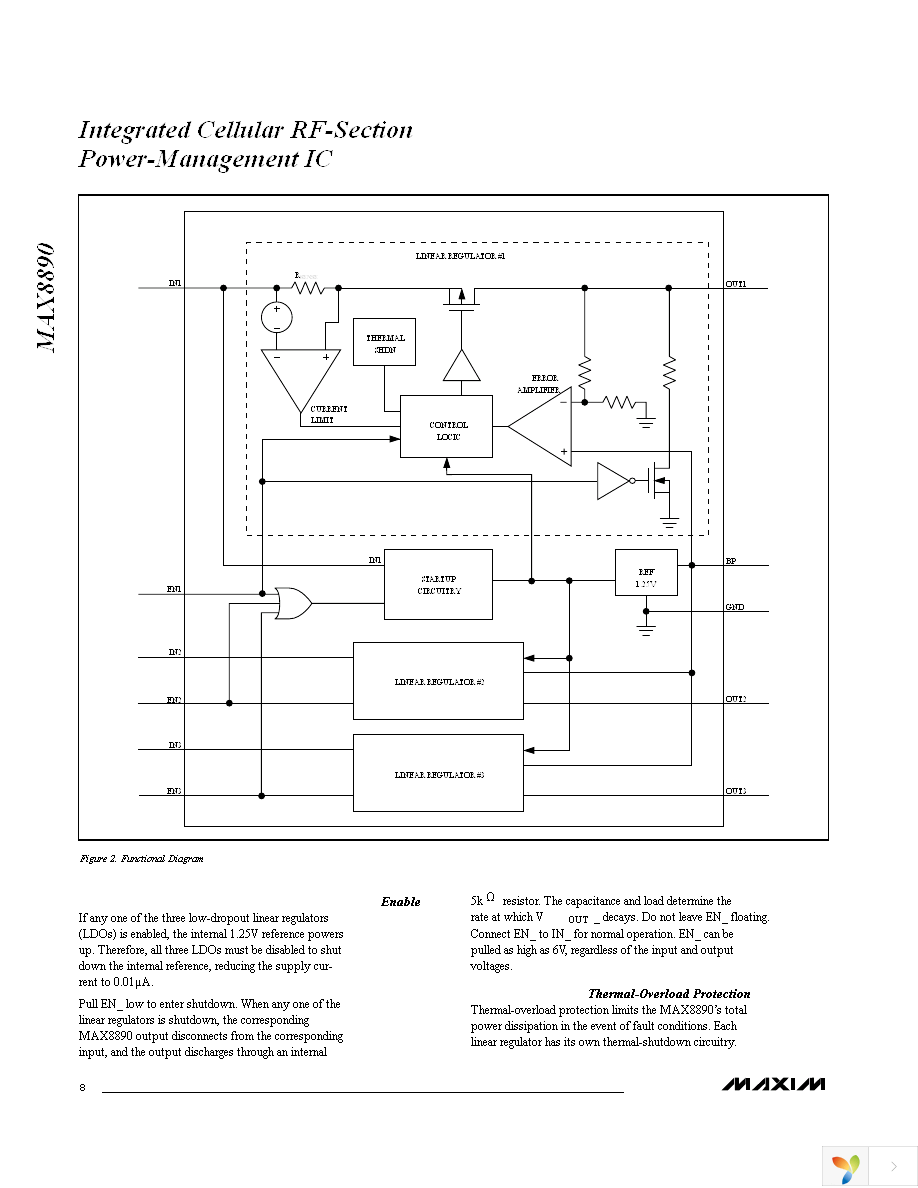 MAX8890ETCAAA+T Page 8