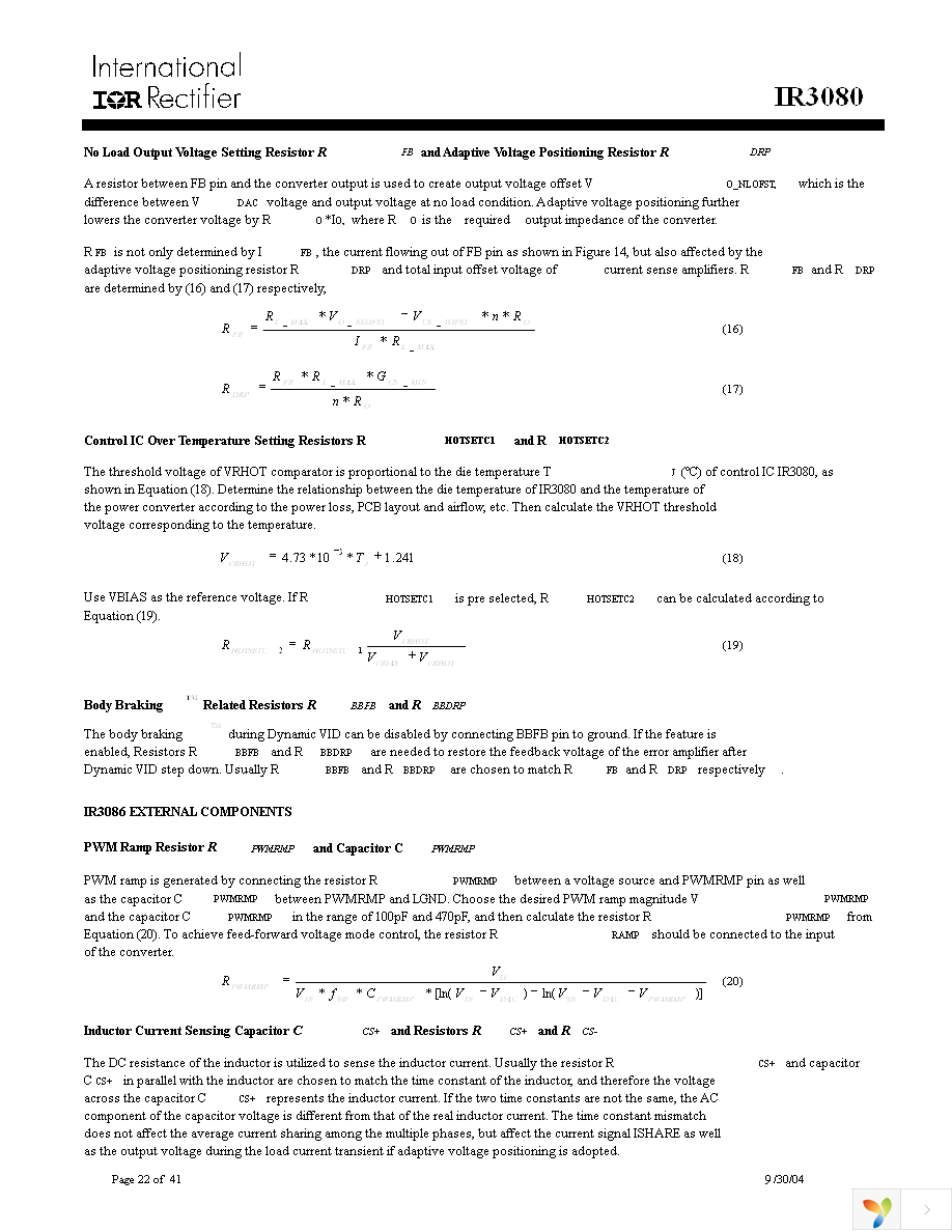 IR3080MTR Page 22