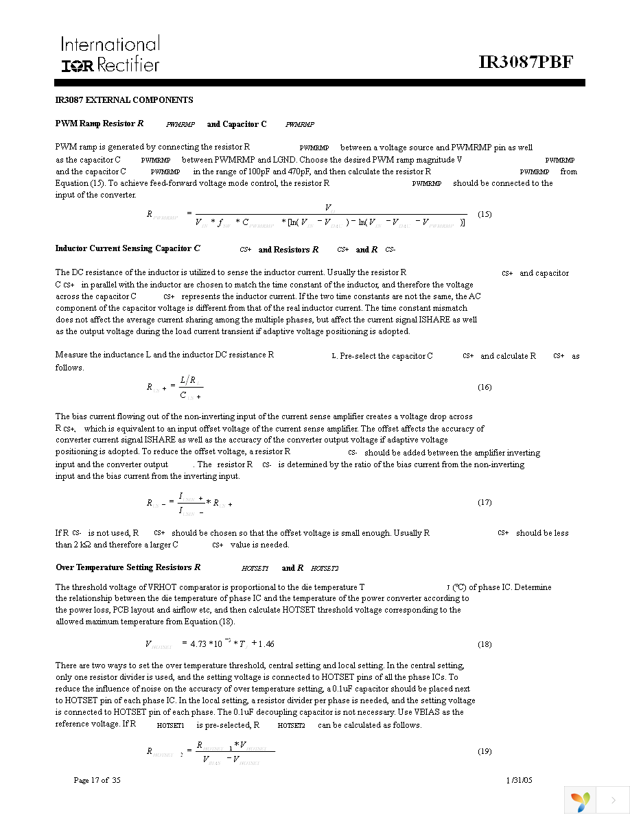 IR3087MTRPBF Page 17