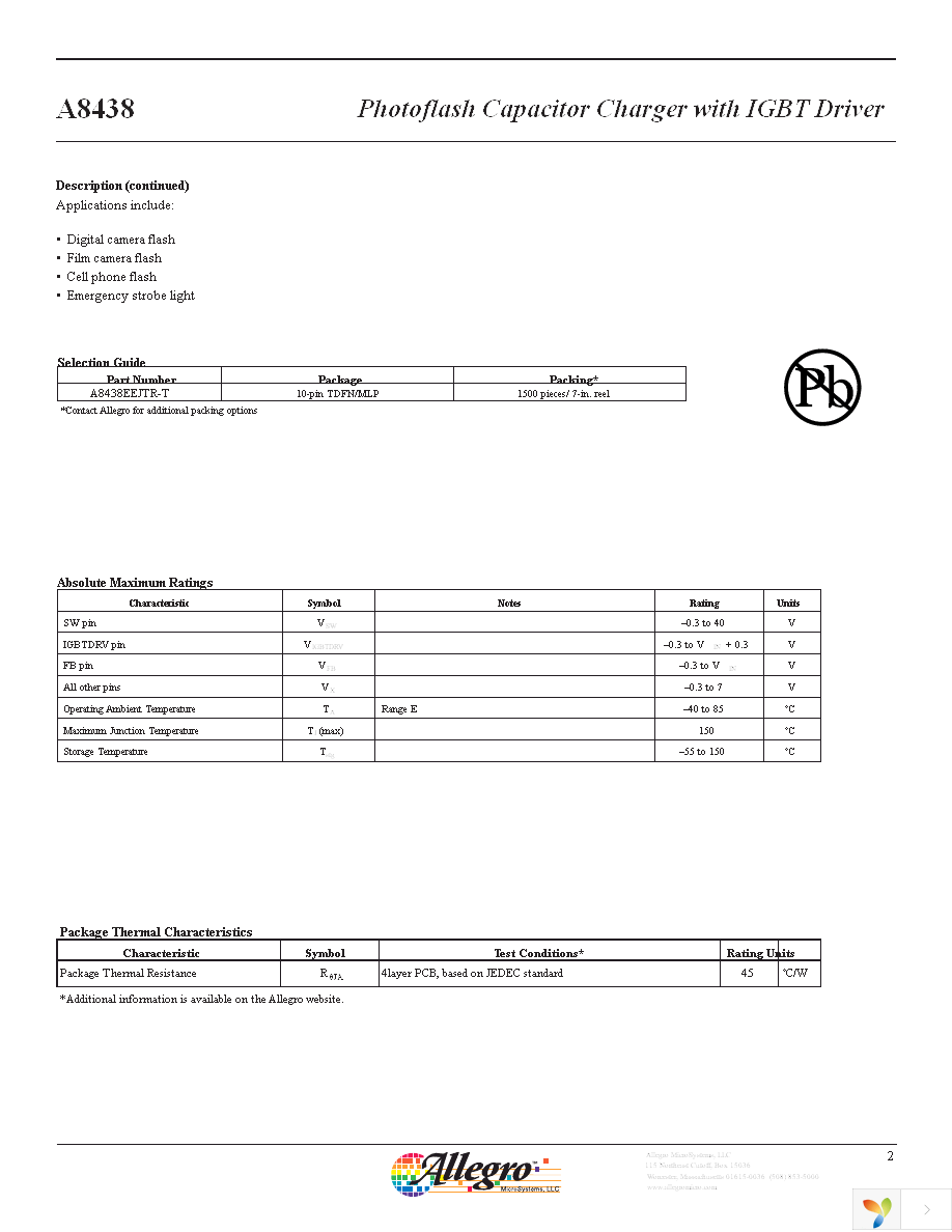 A8438EEJTR-T Page 2