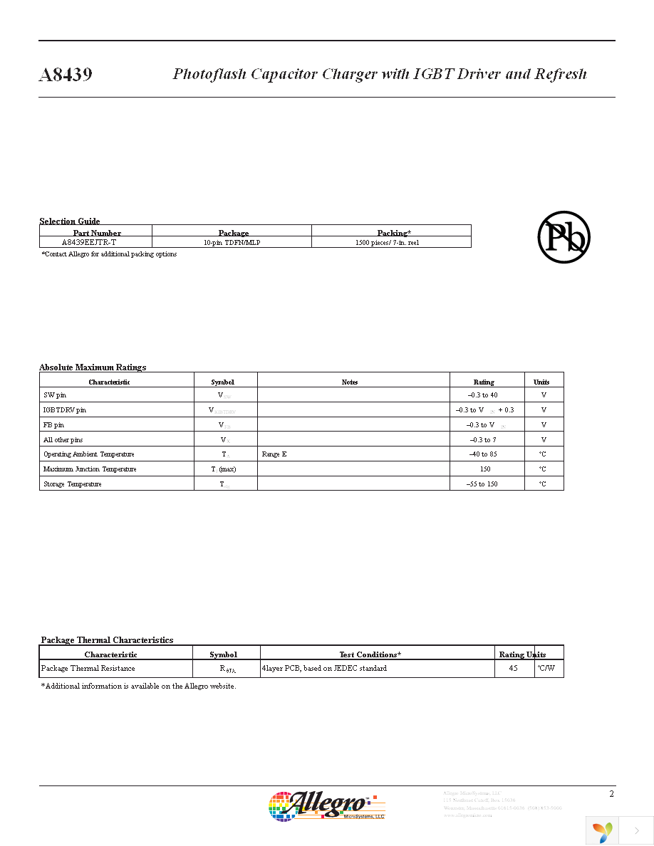 A8439EEJTR-T Page 3