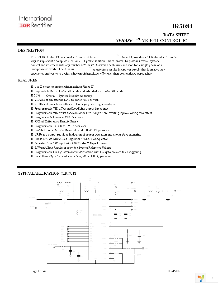 IR3084MPBF Page 1