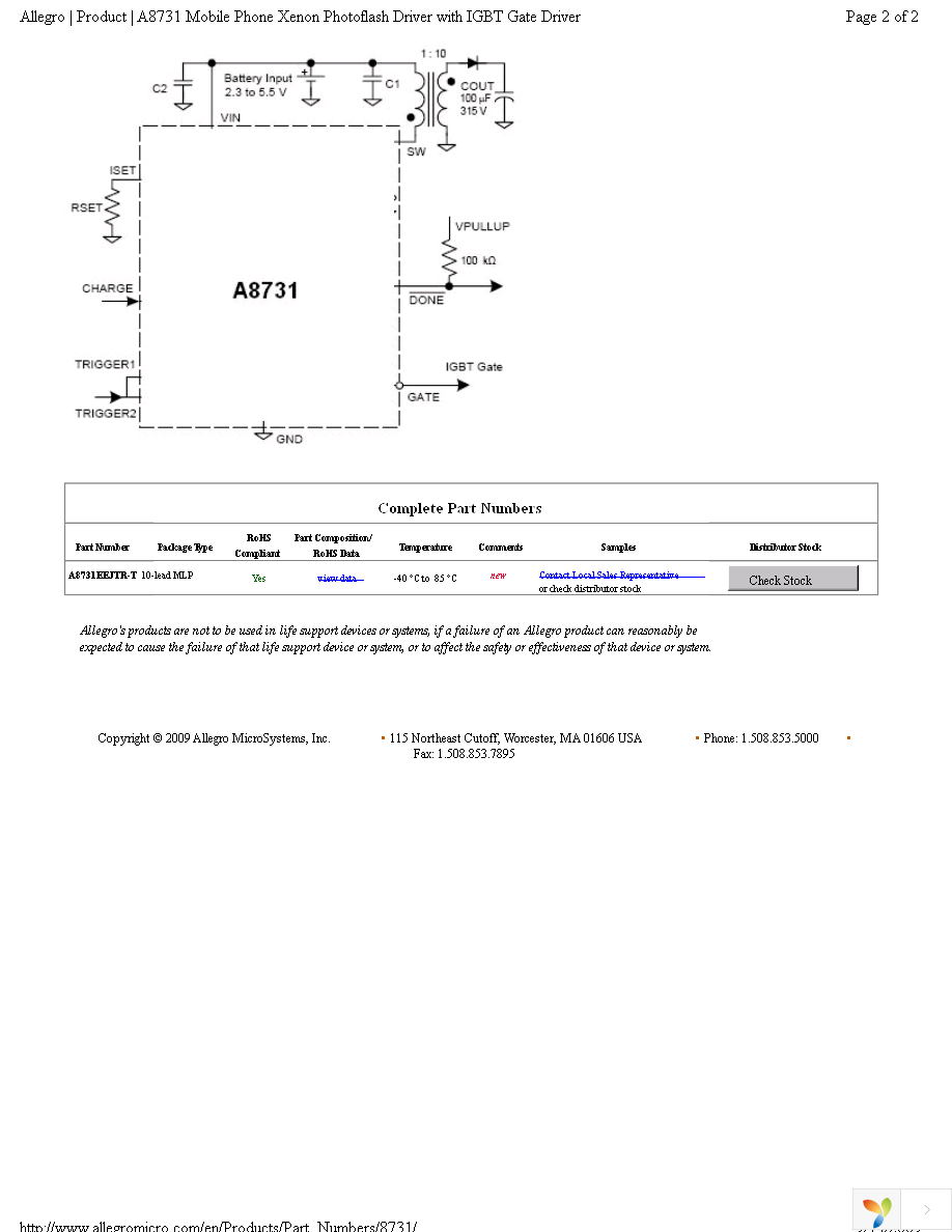 A8731EEJTR-T Page 2