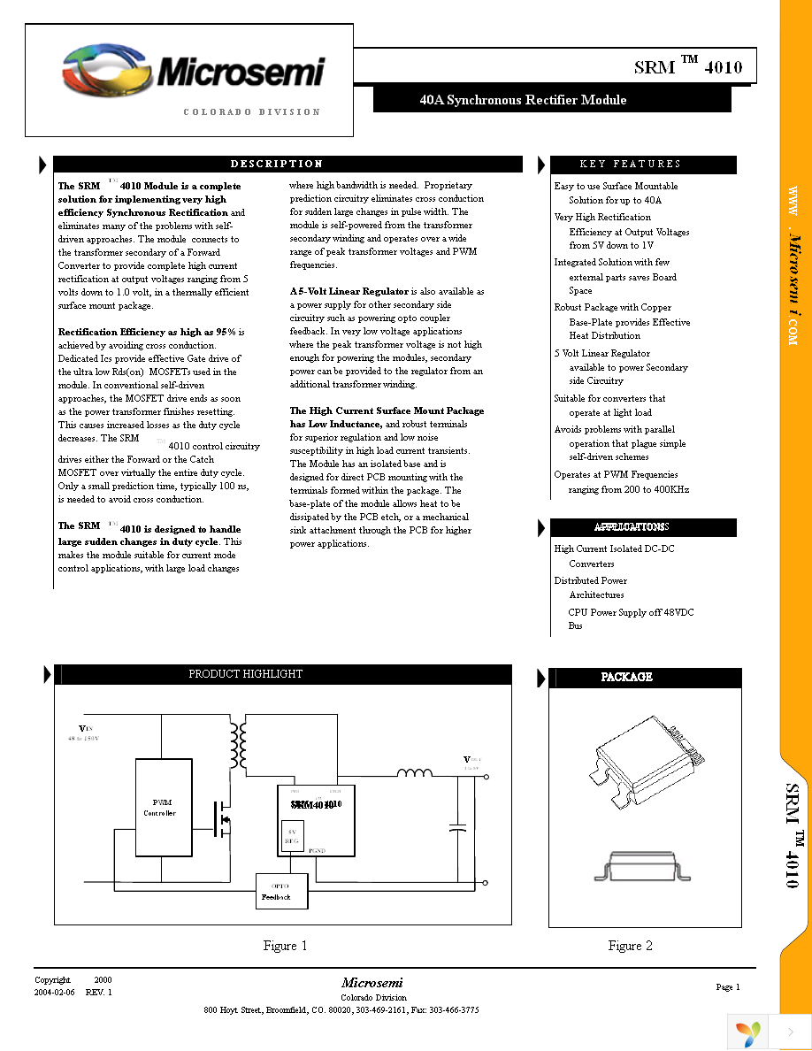 SRM4010 Page 1