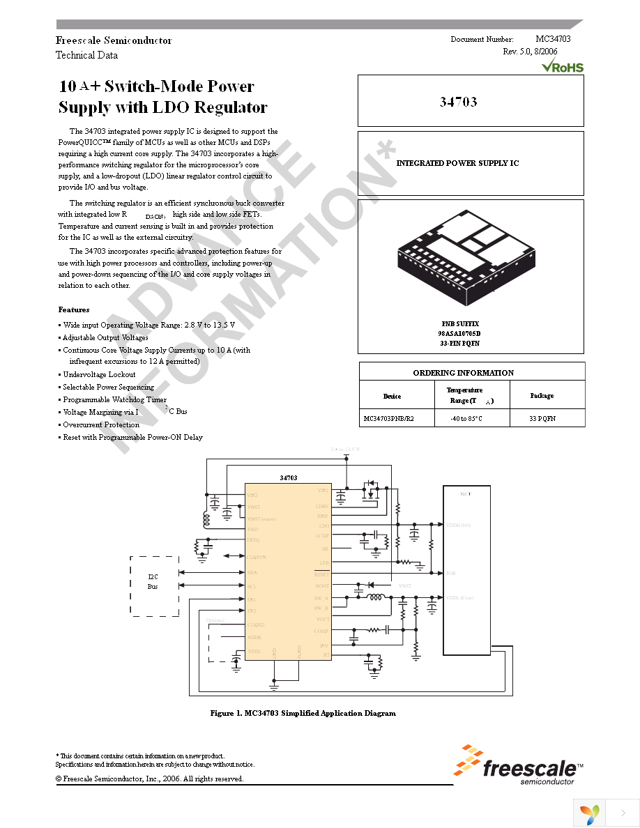 MC34703PNB Page 1