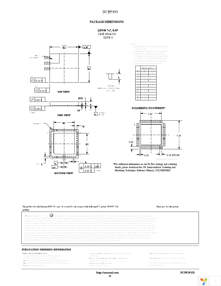 NCP5393MNR2G Page 21