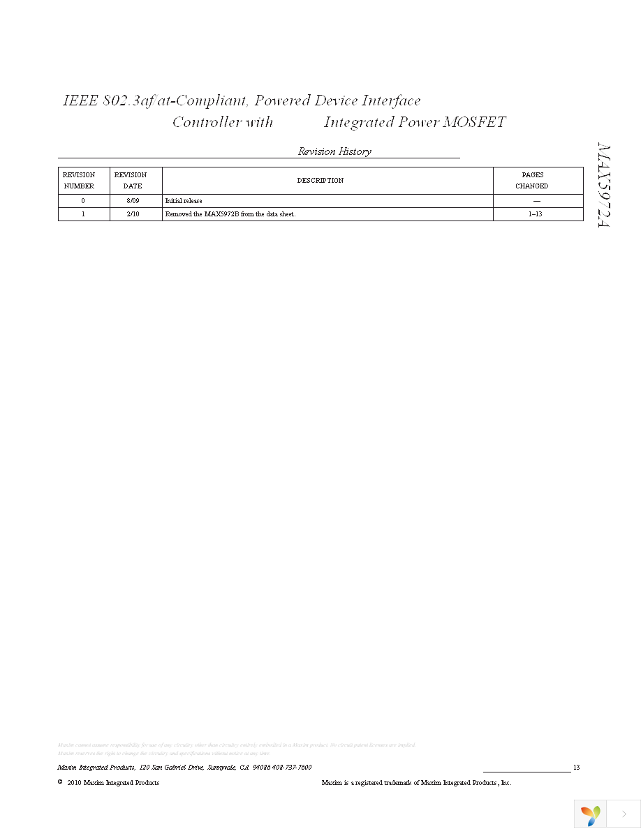 MAX5972AETE+ Page 13