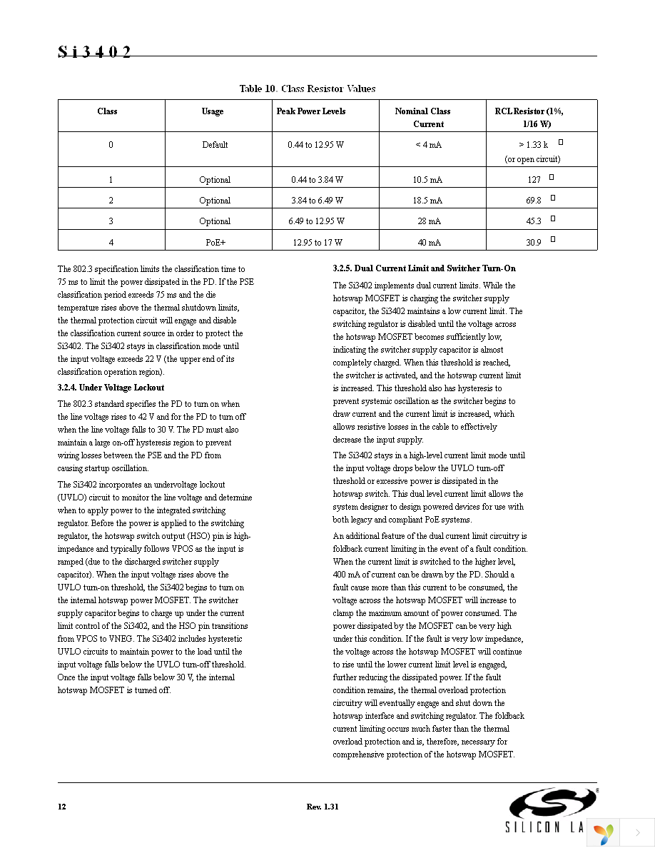 SI3402-A-GM Page 12