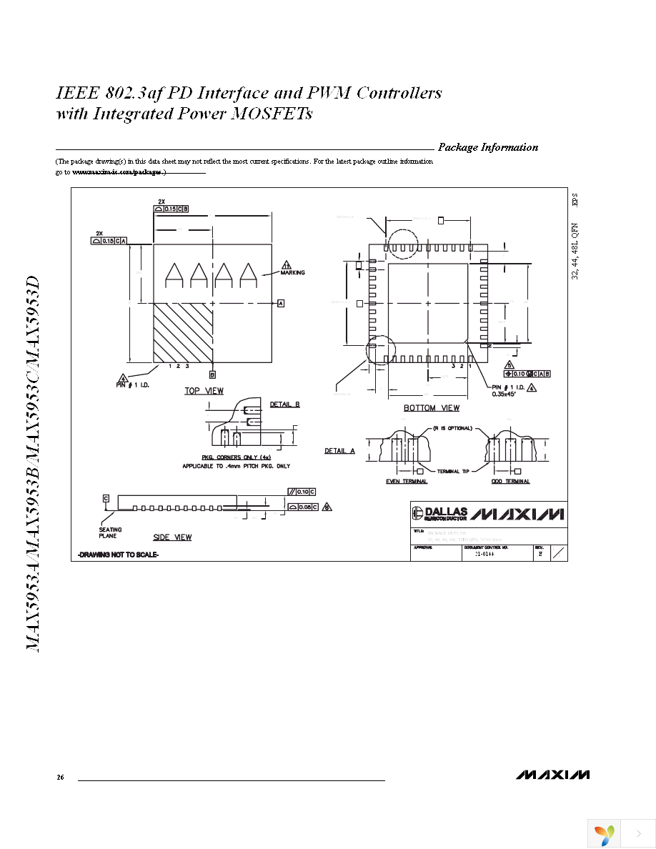 MAX5953CUTM+T Page 26