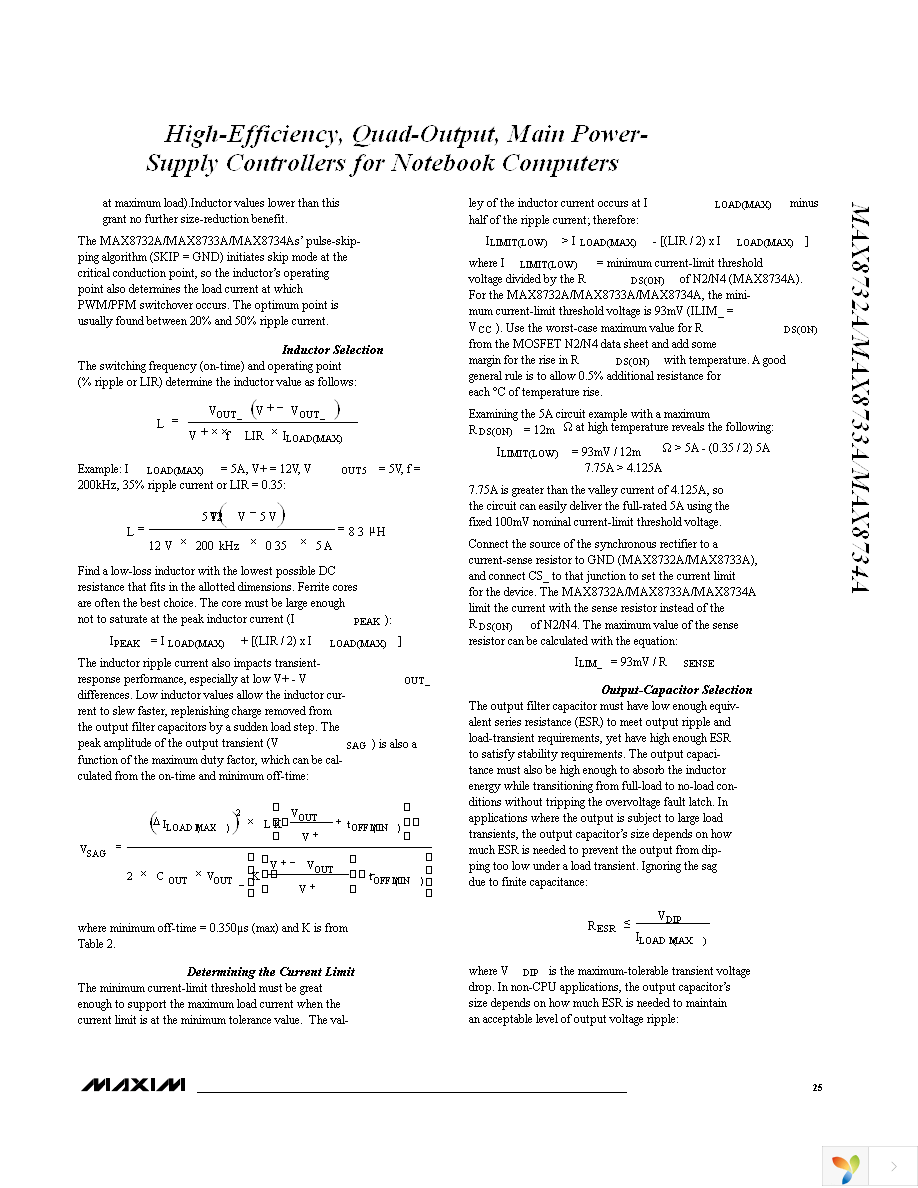 MAX8734AEEI+ Page 25