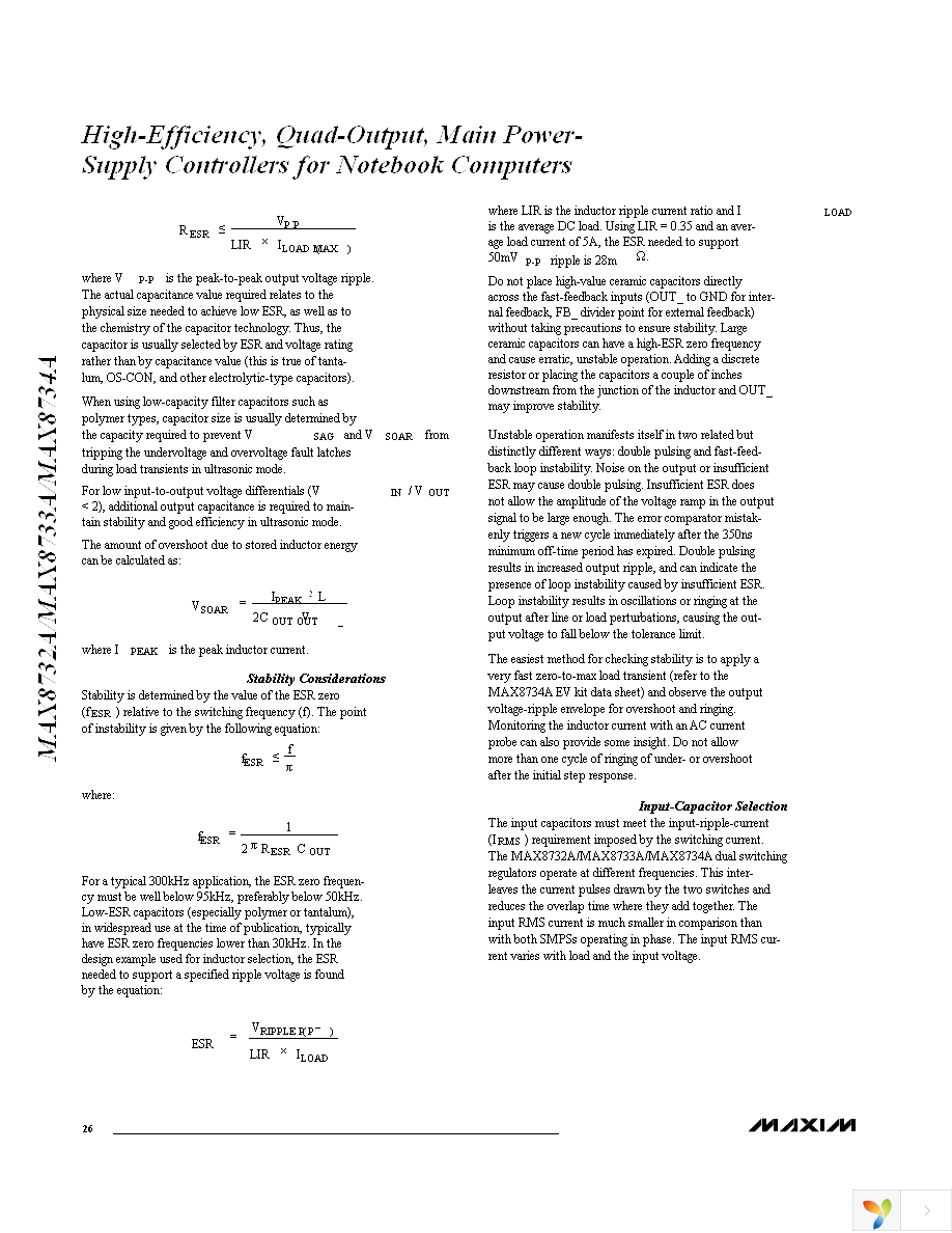 MAX8734AEEI+ Page 26