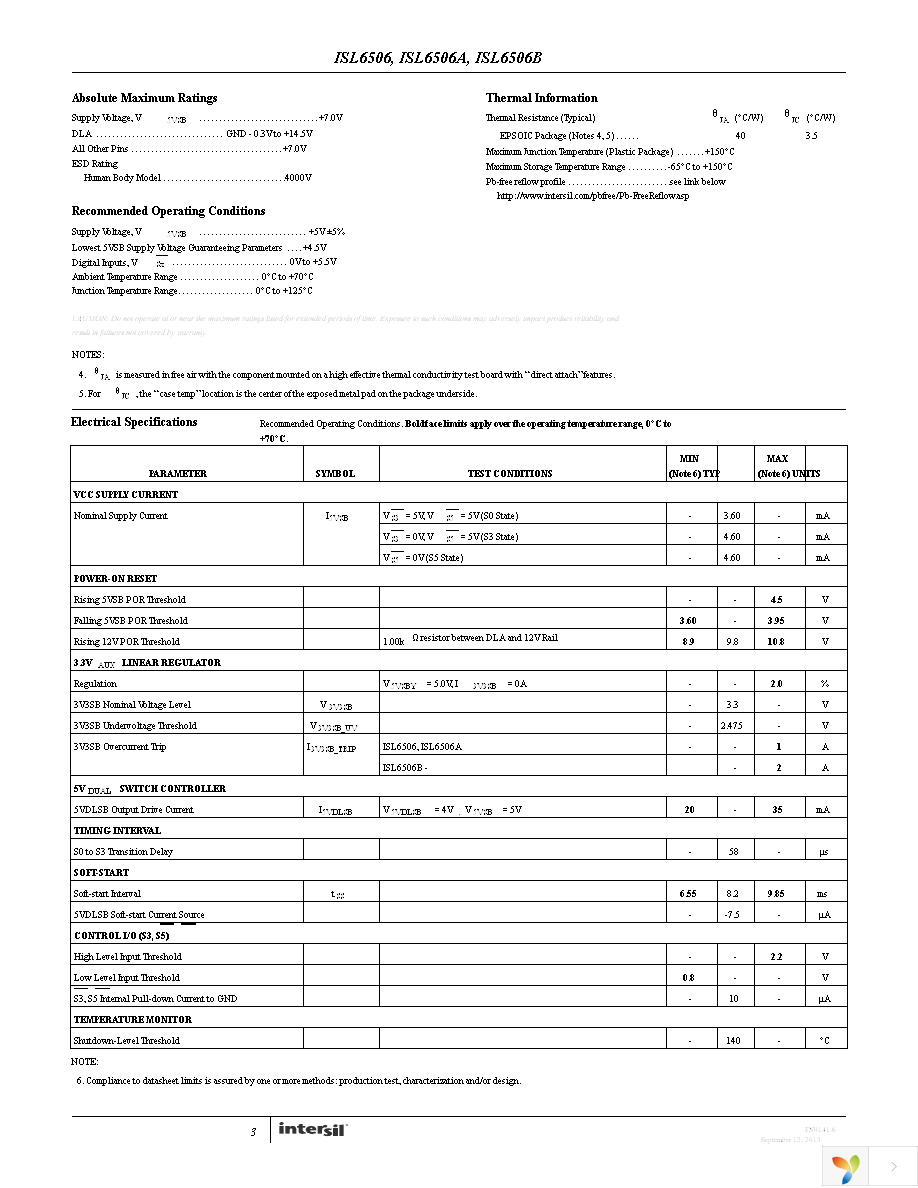 ISL6506BCBZ Page 3