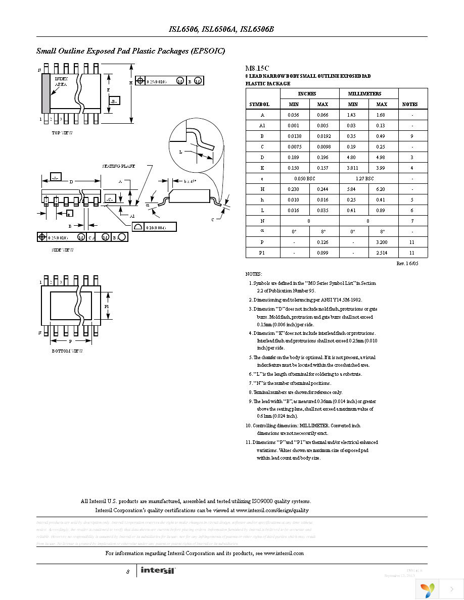 ISL6506BCBZ Page 8