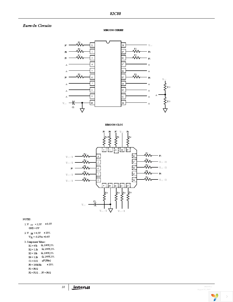 CP82C88Z Page 10