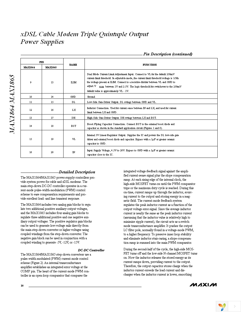 MAX1864TEEE+ Page 10