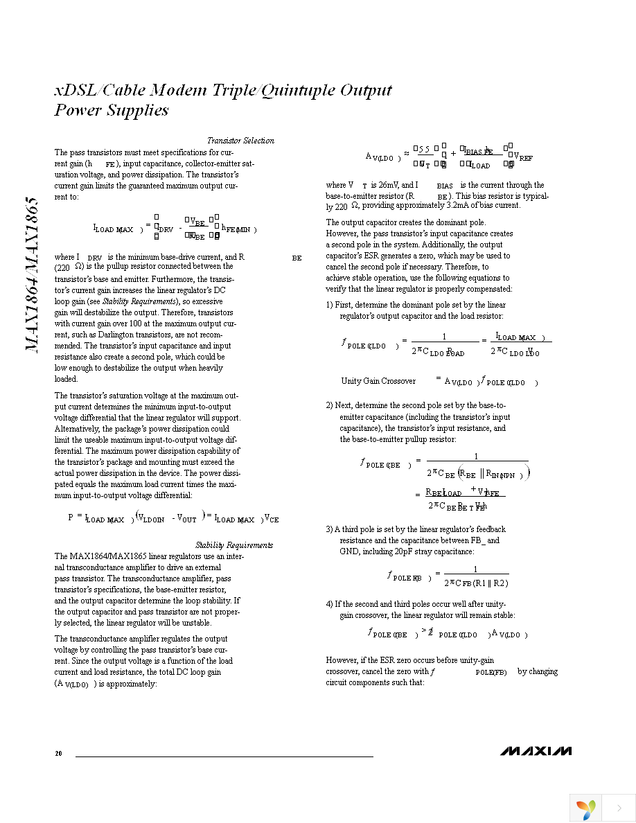 MAX1864TEEE+ Page 20