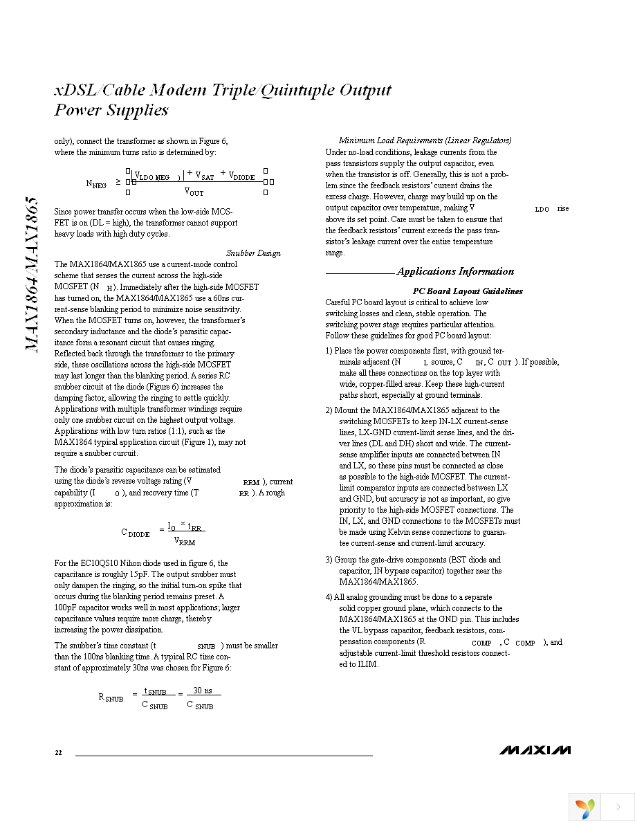 MAX1864TEEE+ Page 22