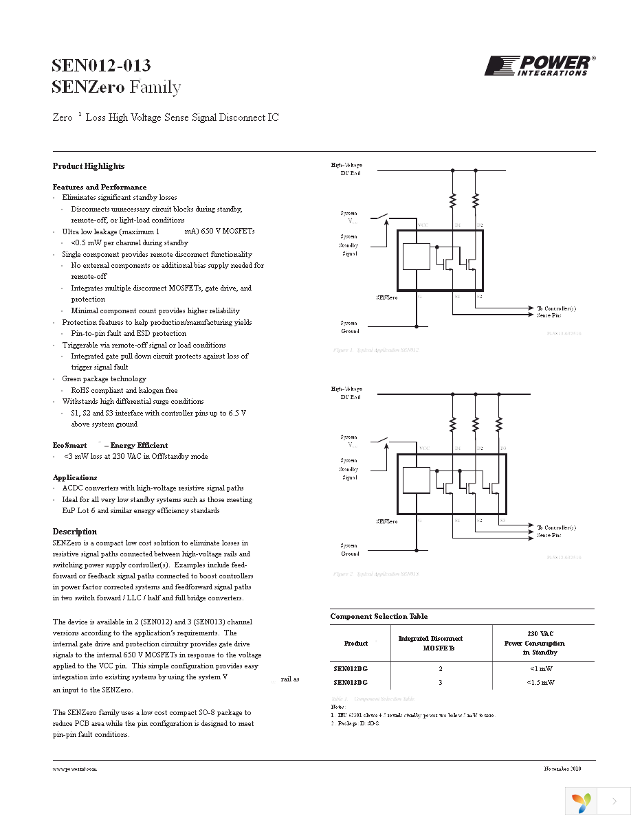 SEN013DG Page 1