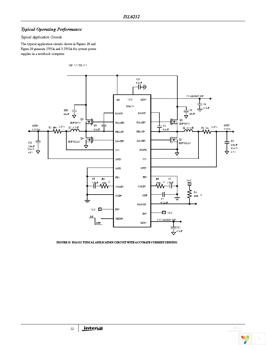 ISL6232CAZA-T Page 12