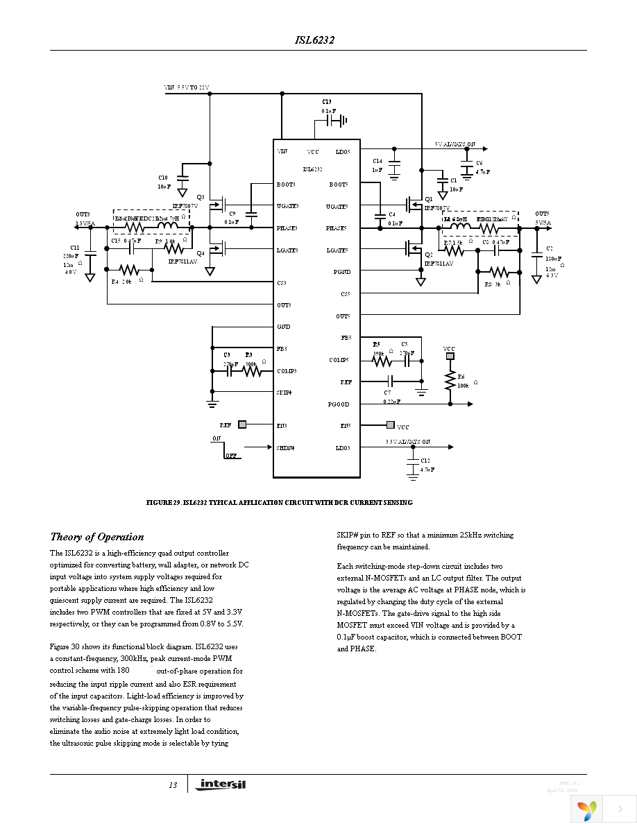 ISL6232CAZA-T Page 13