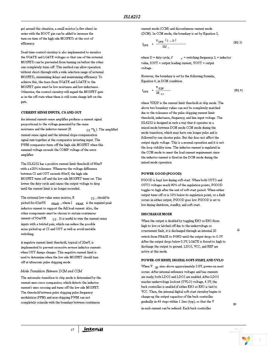 ISL6232CAZA-T Page 17