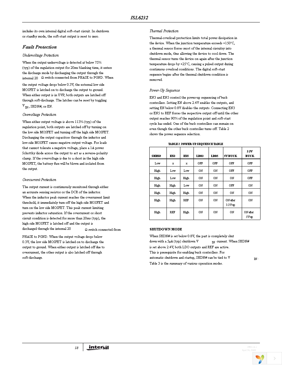 ISL6232CAZA-T Page 18