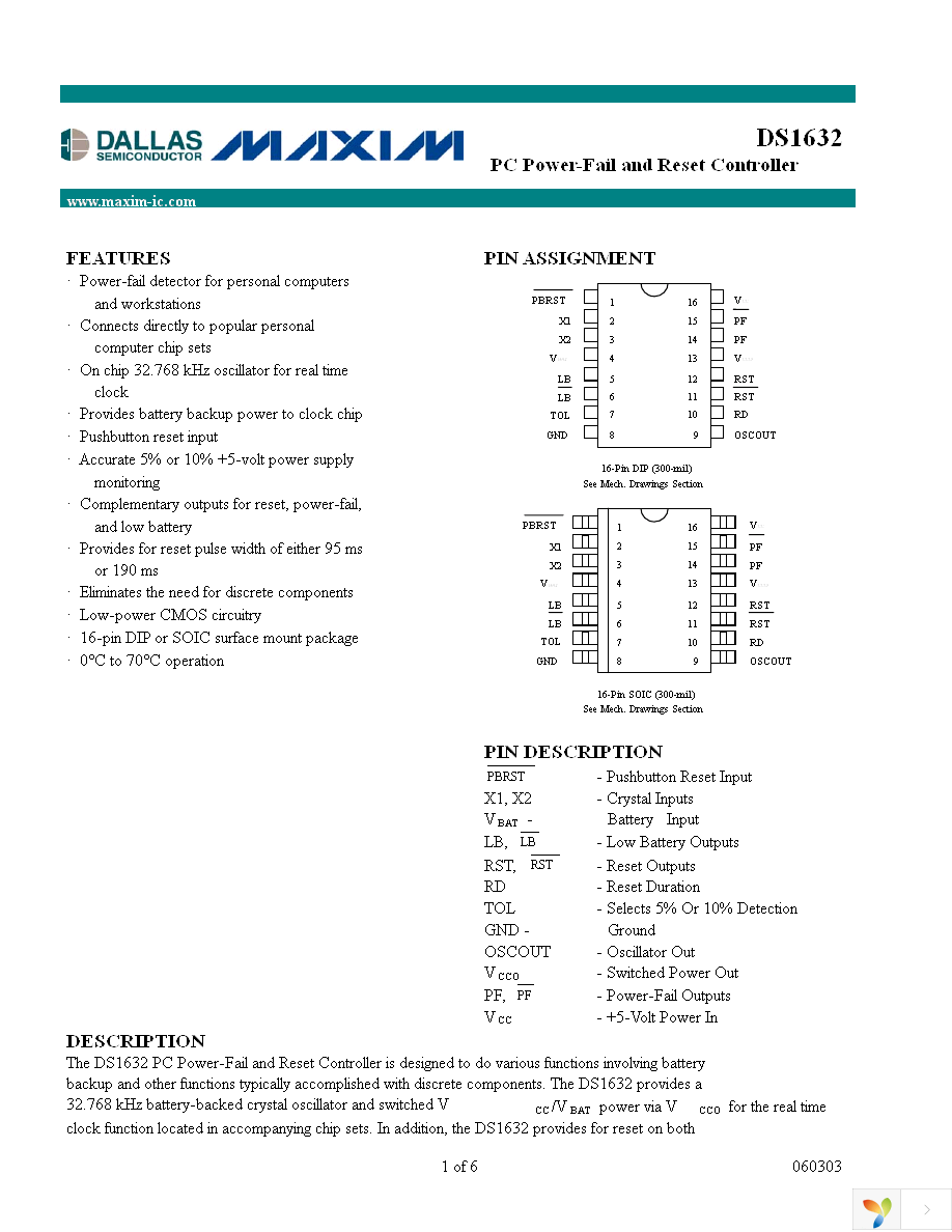 DS1632S Page 1