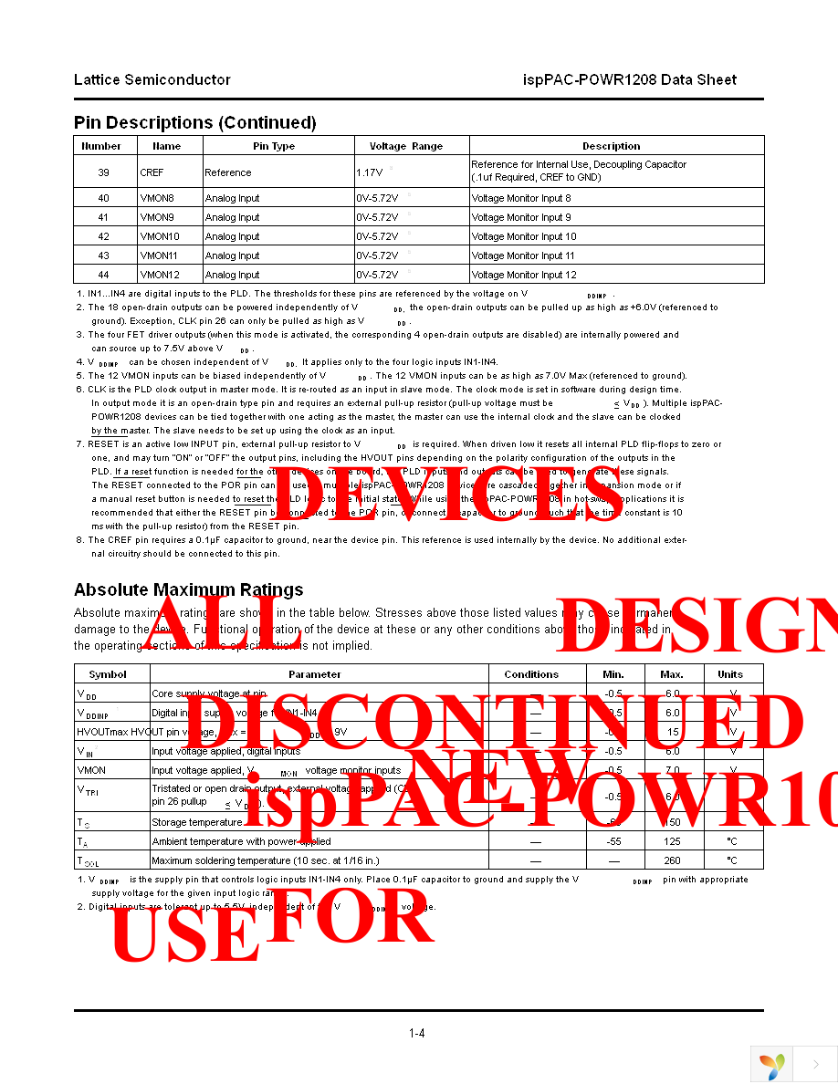 ISPPAC-POWR1208-01TN44E Page 5