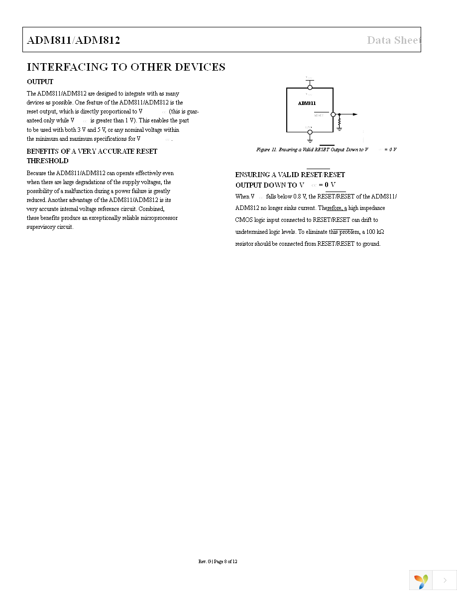 ADM811LARTZ-REEL7 Page 8