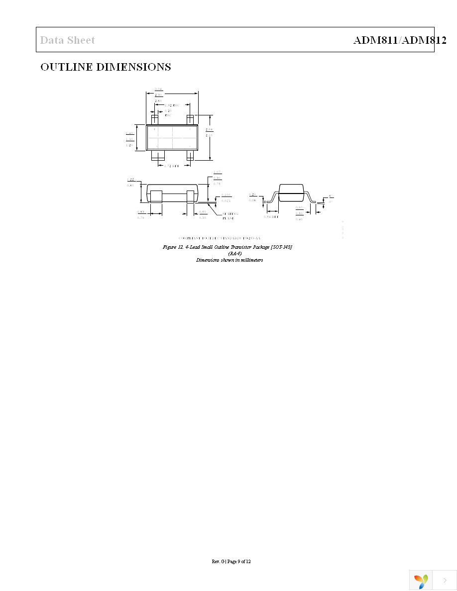 ADM811LARTZ-REEL7 Page 9