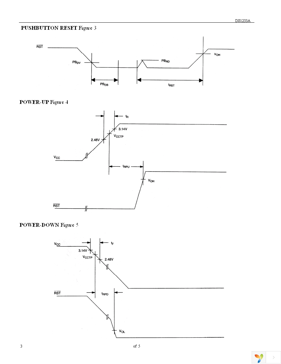 DS1233AZ-10+T&R Page 3