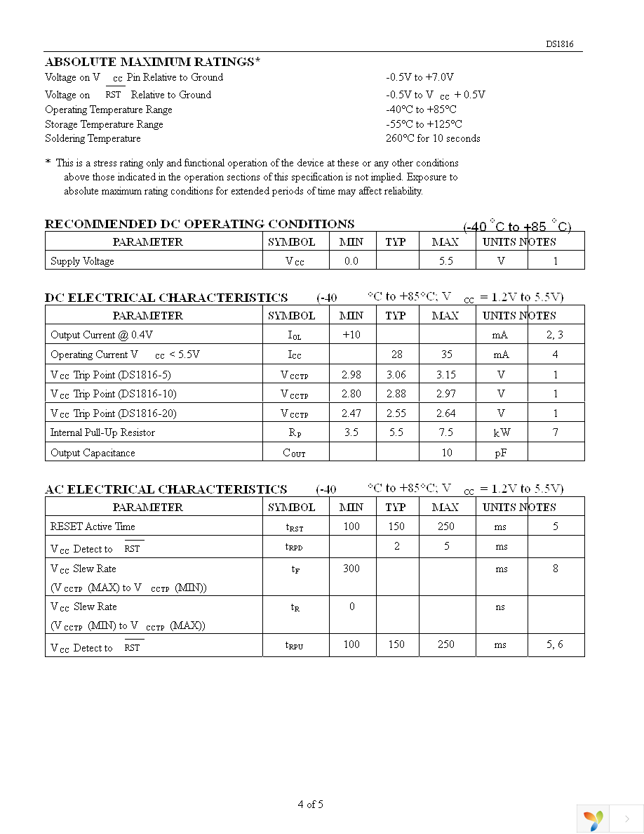 DS1816R-5+T&R Page 4