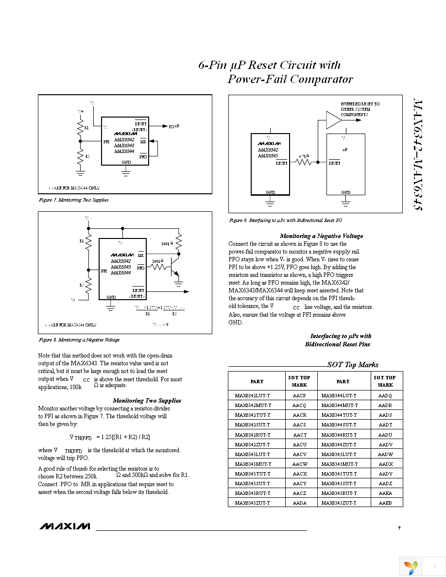 MAX6343TUT+T Page 7