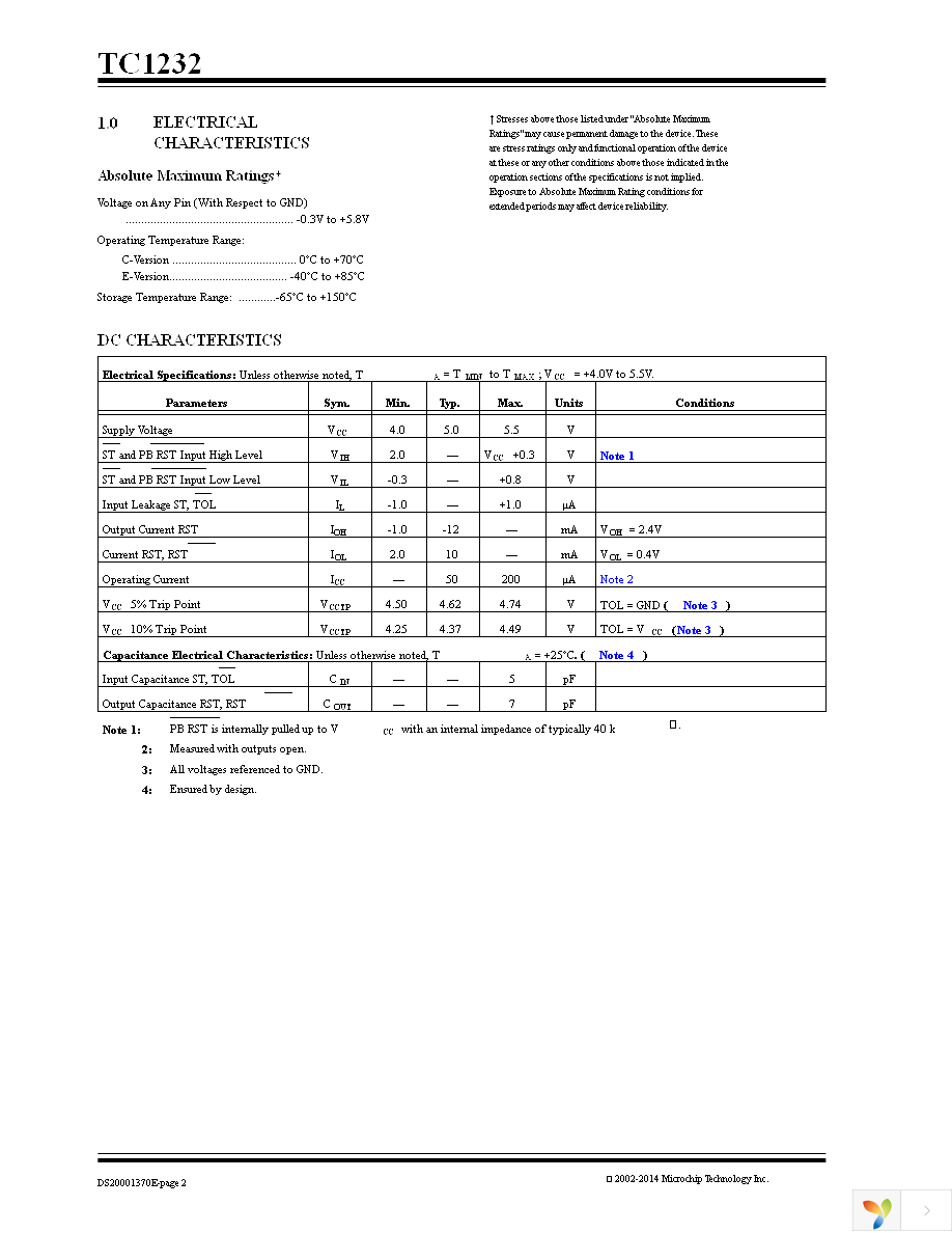 TC1232COA Page 2