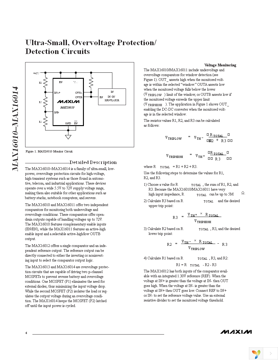 MAX16013TT+T Page 6