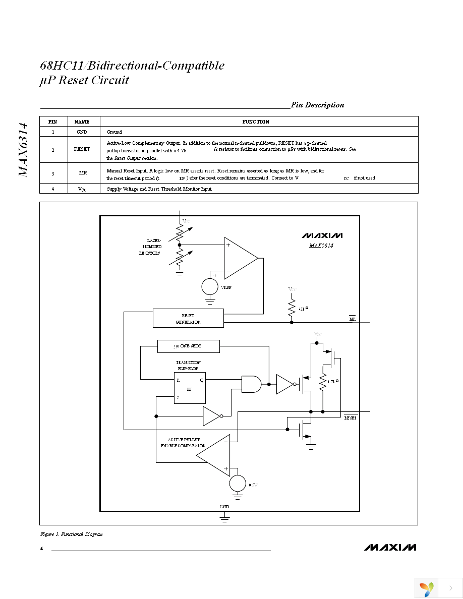 MAX6314US46D3+T Page 4