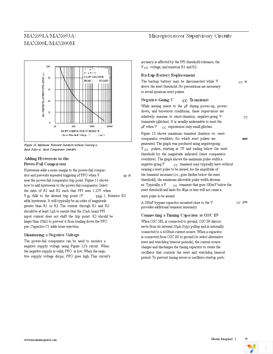 MAX693ACSE+ Page 14