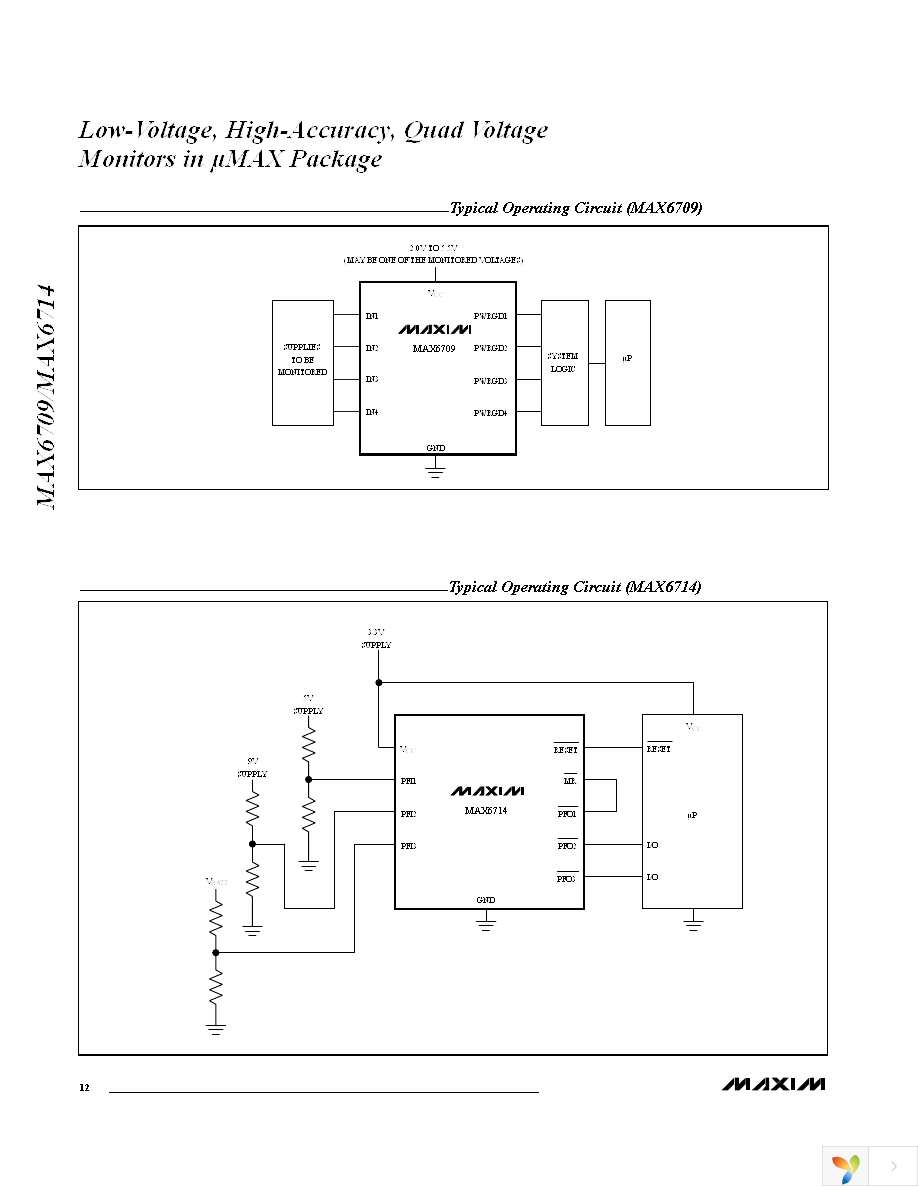 MAX6714DUB+ Page 12