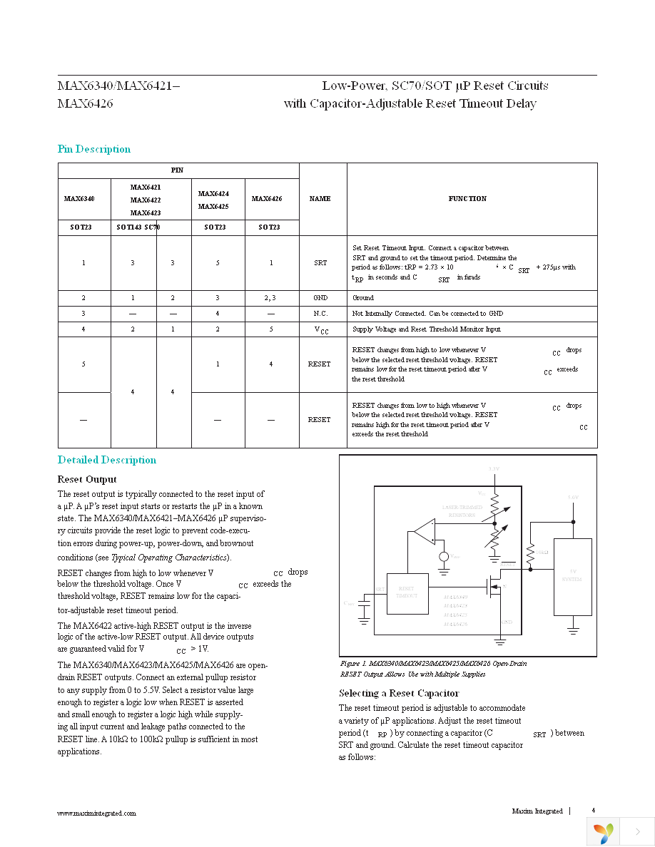 MAX6425UK22+T Page 4